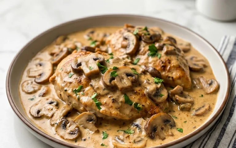 Creamy Mushroom Chicken Recipe