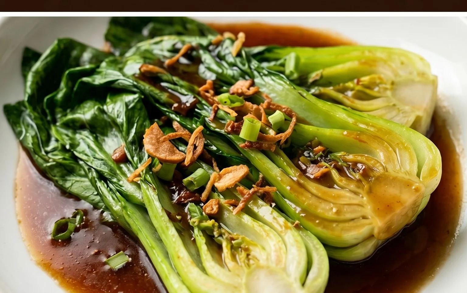 Bok Choy with Oyster Sauce