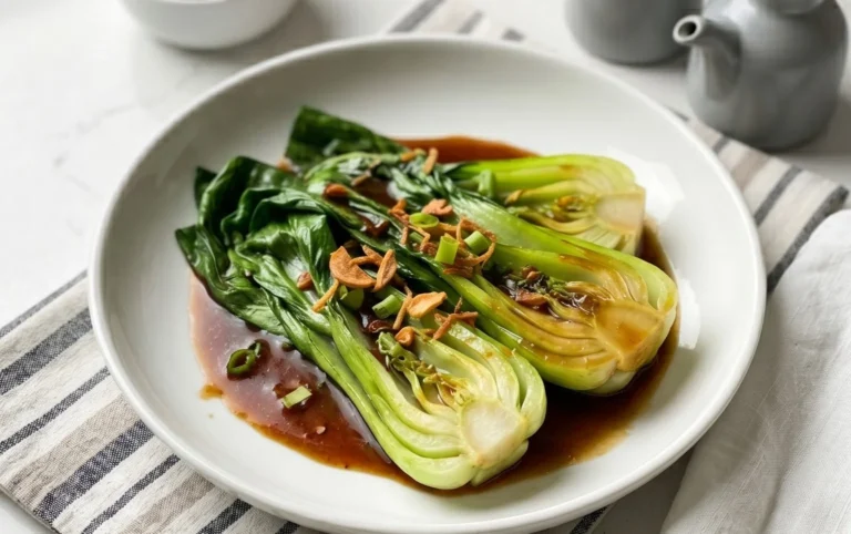 Bok Choy with Oyster Sauce