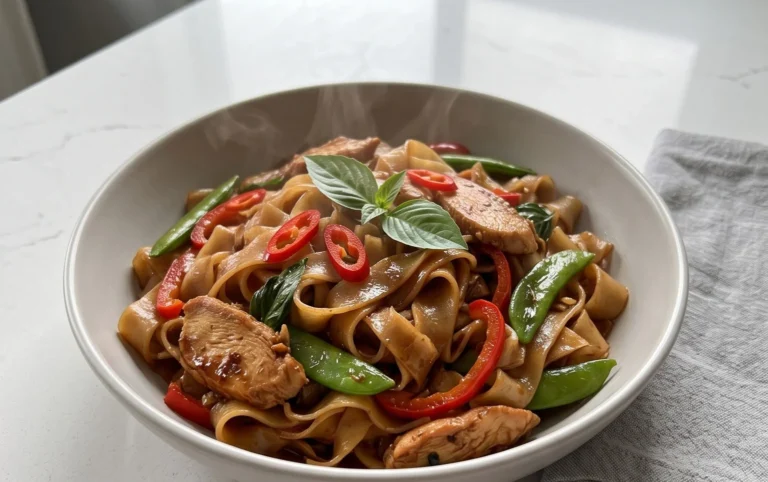 Drunken noodles