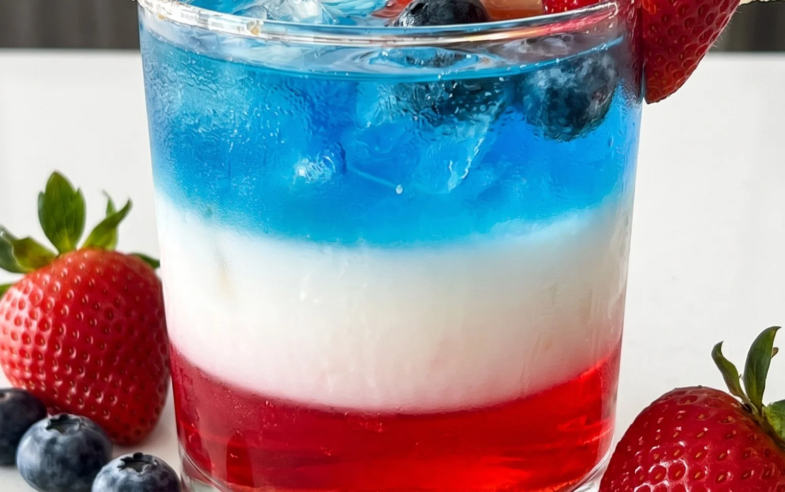 July 4th Layered Drinks Recipe