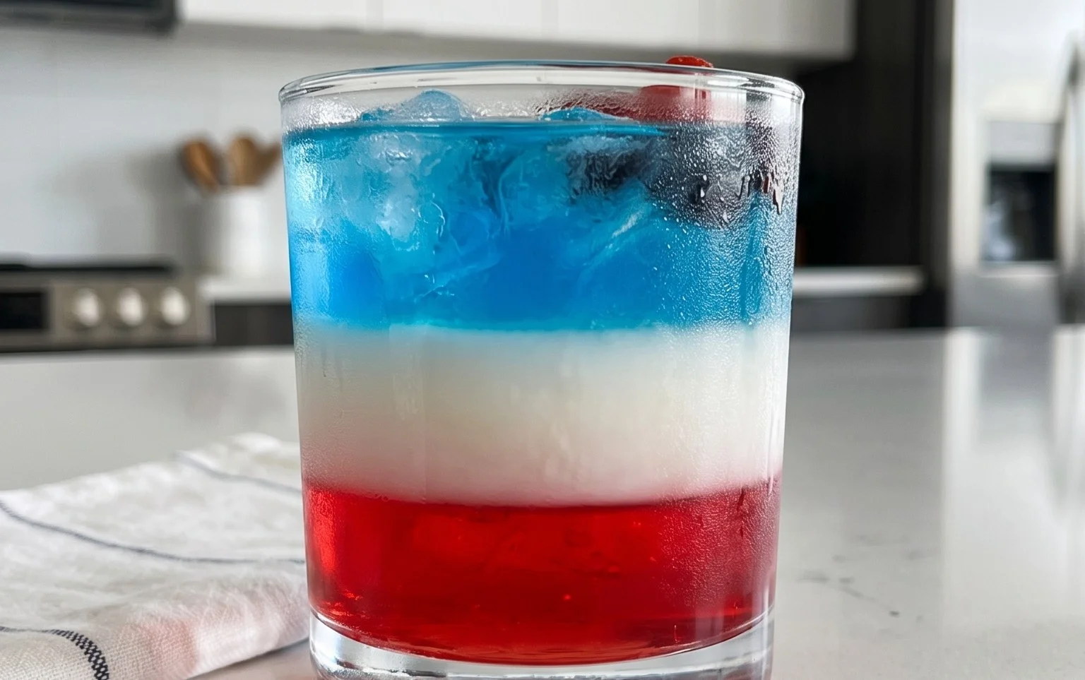 July 4th Layered Drinks Recipe