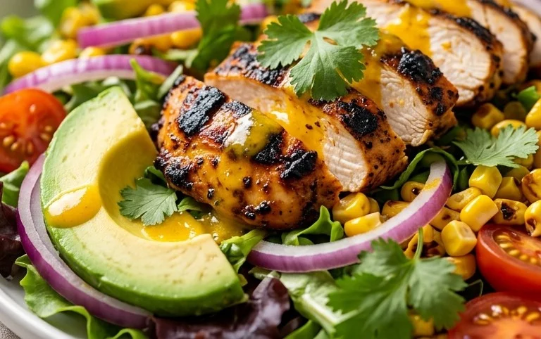 Peruvian Grilled Chicken Salad