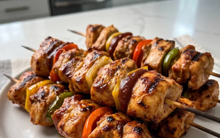 Mexican Barbecue Chicken Skewers