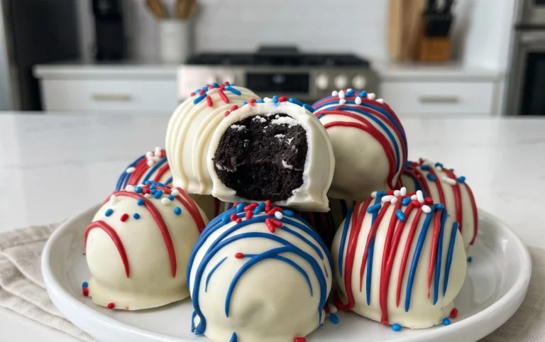 Patriotic Oreo Balls
