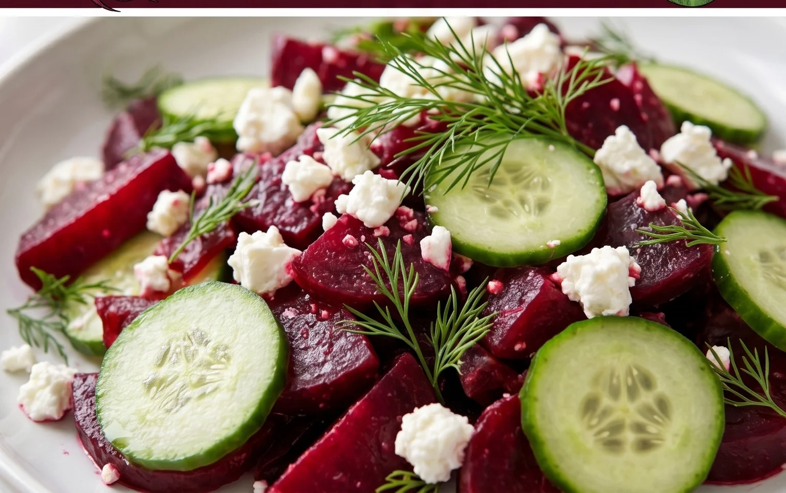Beet Salad with Feta, Cucumbers, and Dill: A Refreshing Delight!