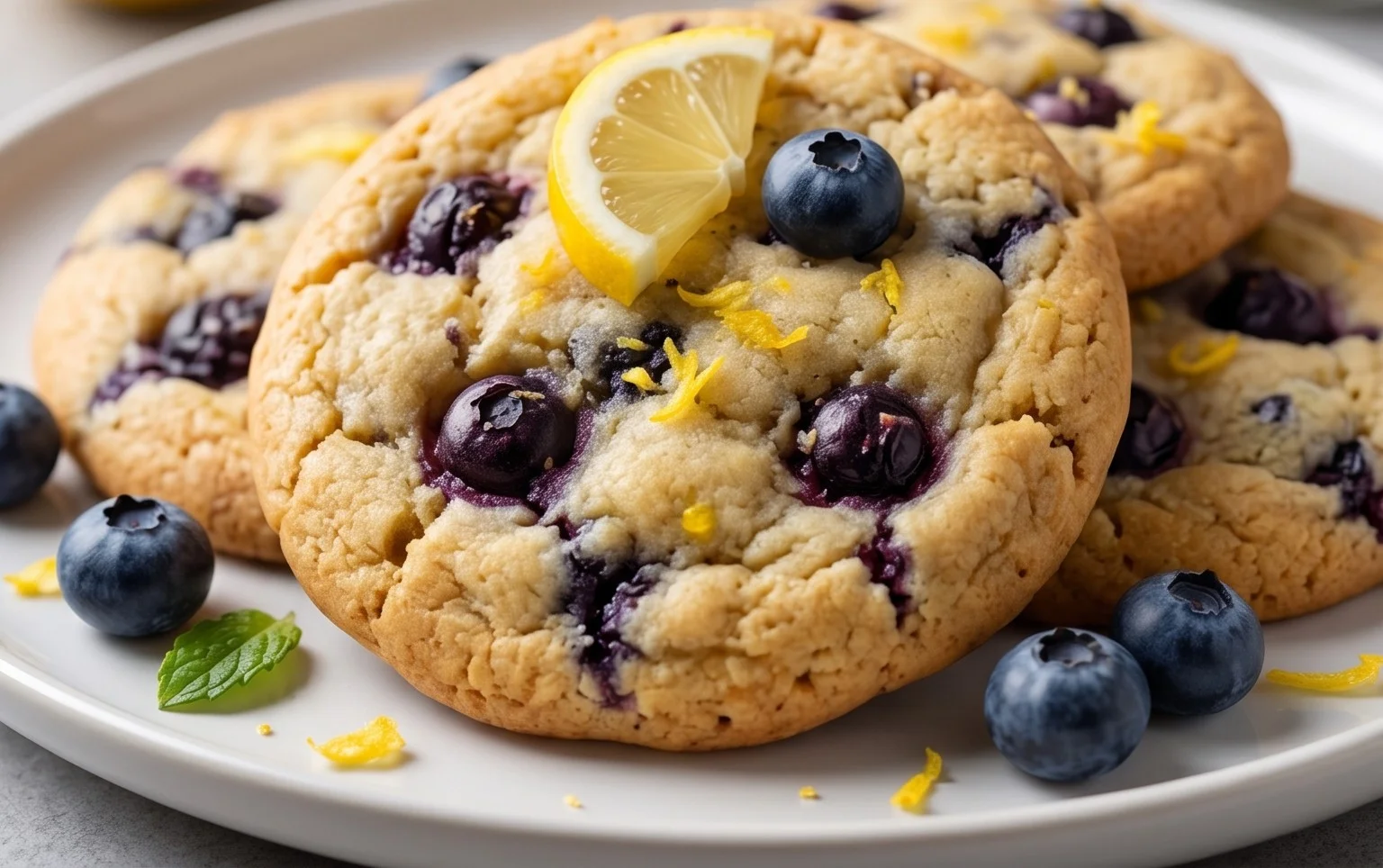 Lemon Blueberry Cookies Recipe