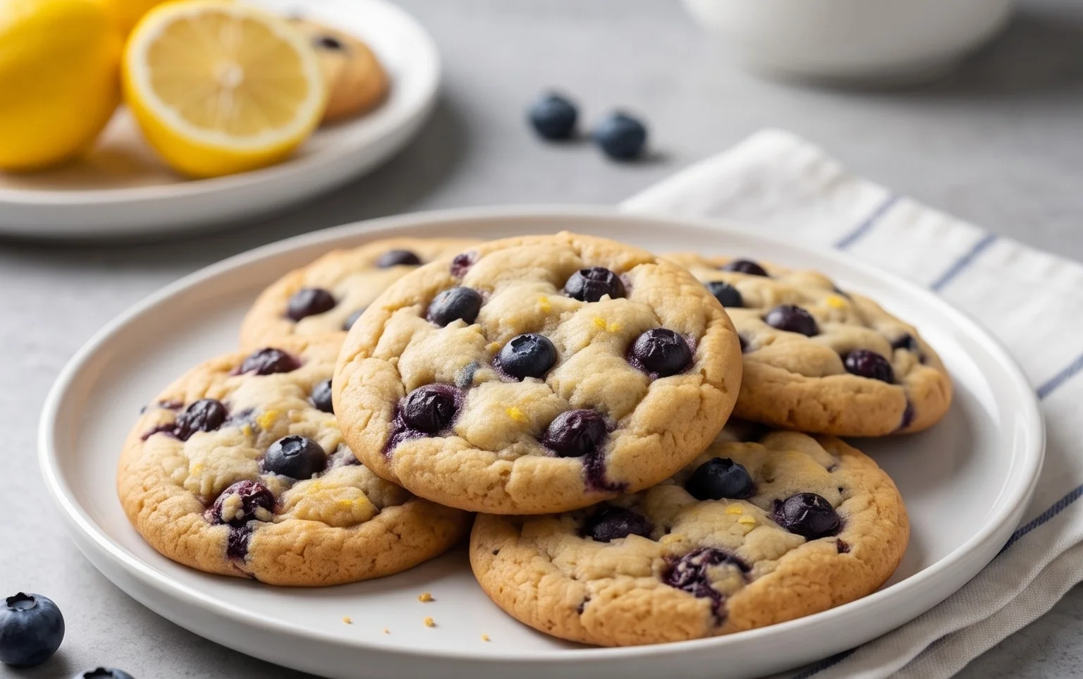 Lemon Blueberry Cookies Recipe