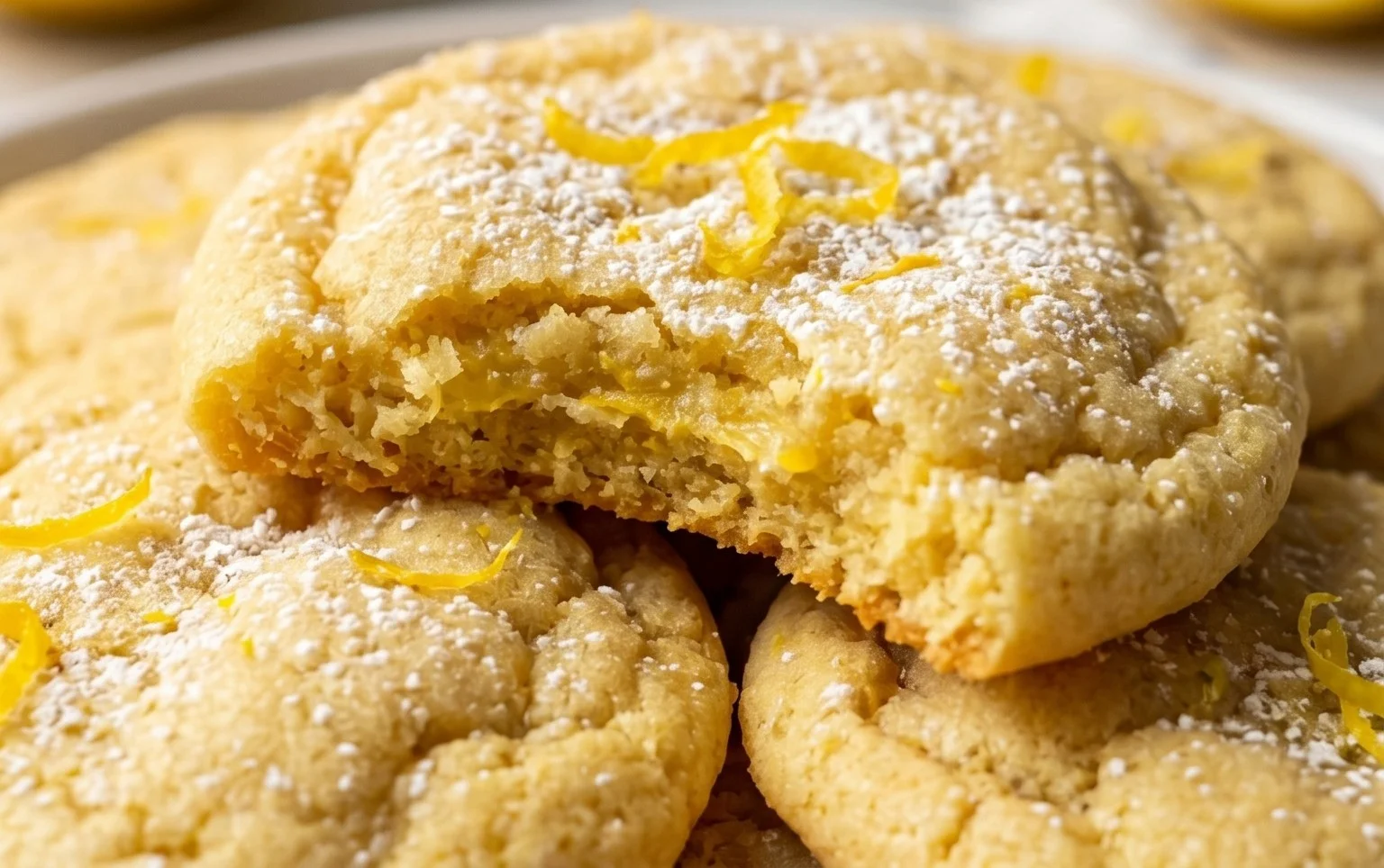 Soft & Chewy Lemon Cookies