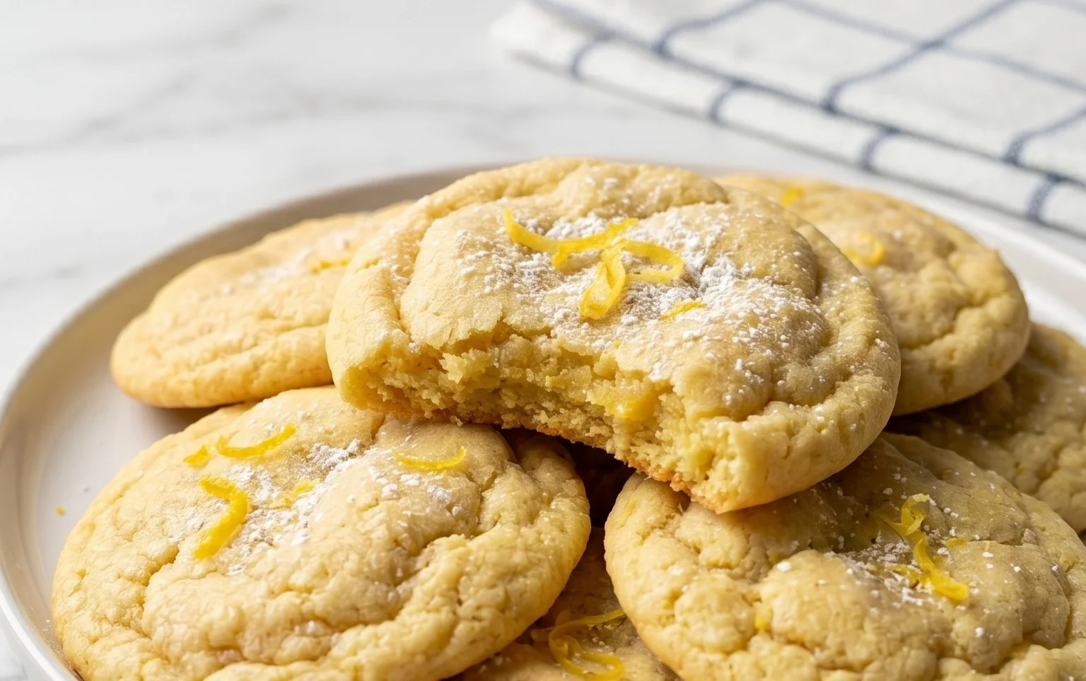 Soft & Chewy Lemon Cookies