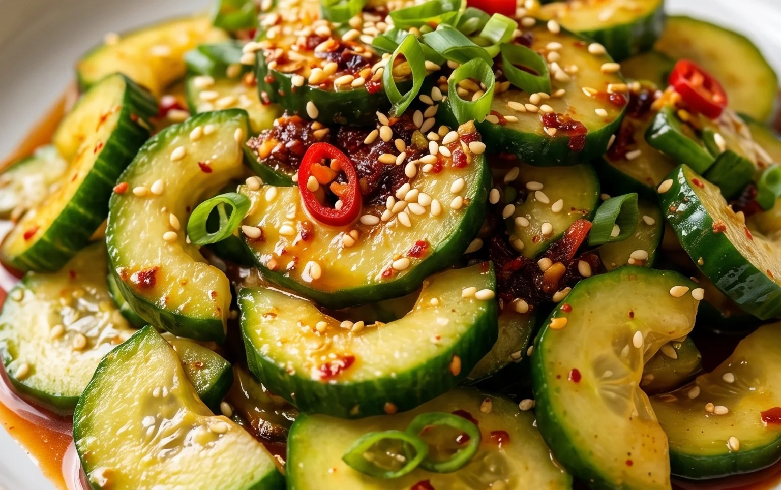 Spicy Asian Cucumber Salad