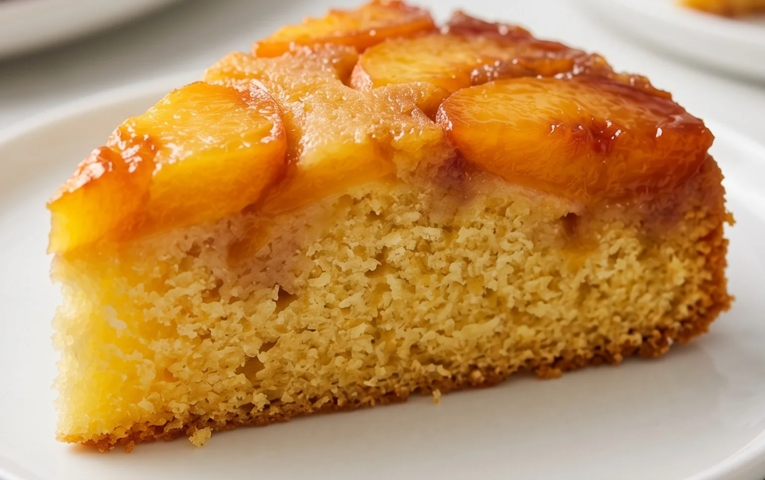Peach Upside-Down Cake Recipe