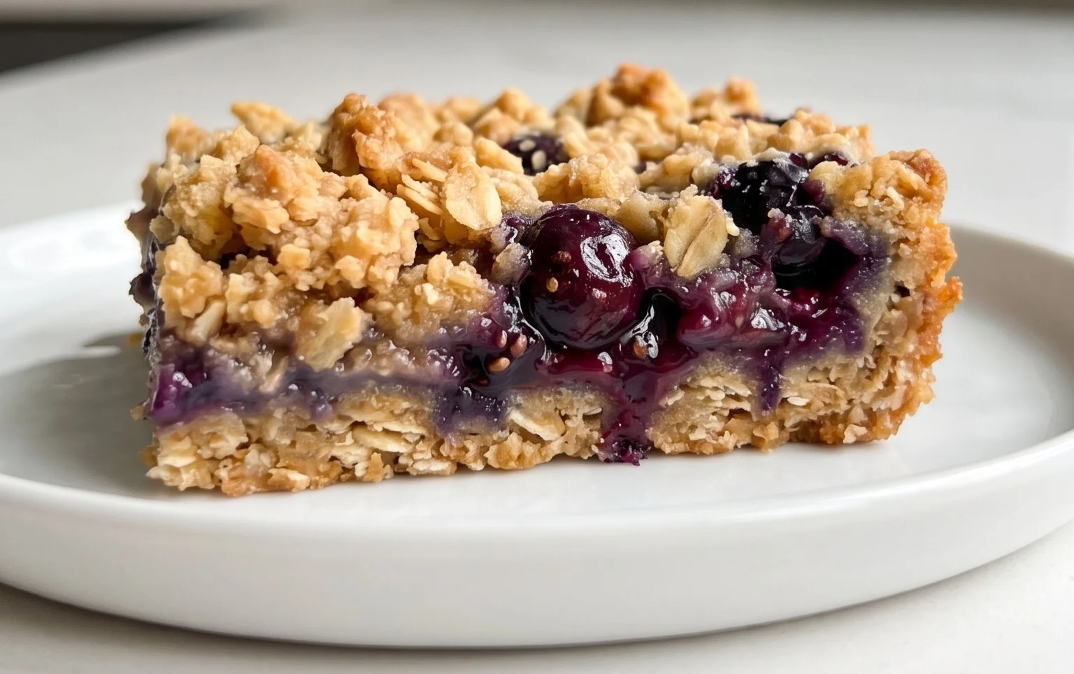 Blueberry Oatmeal Bars