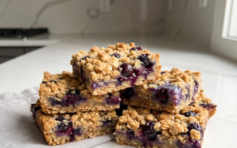 Blueberry Oatmeal Bars