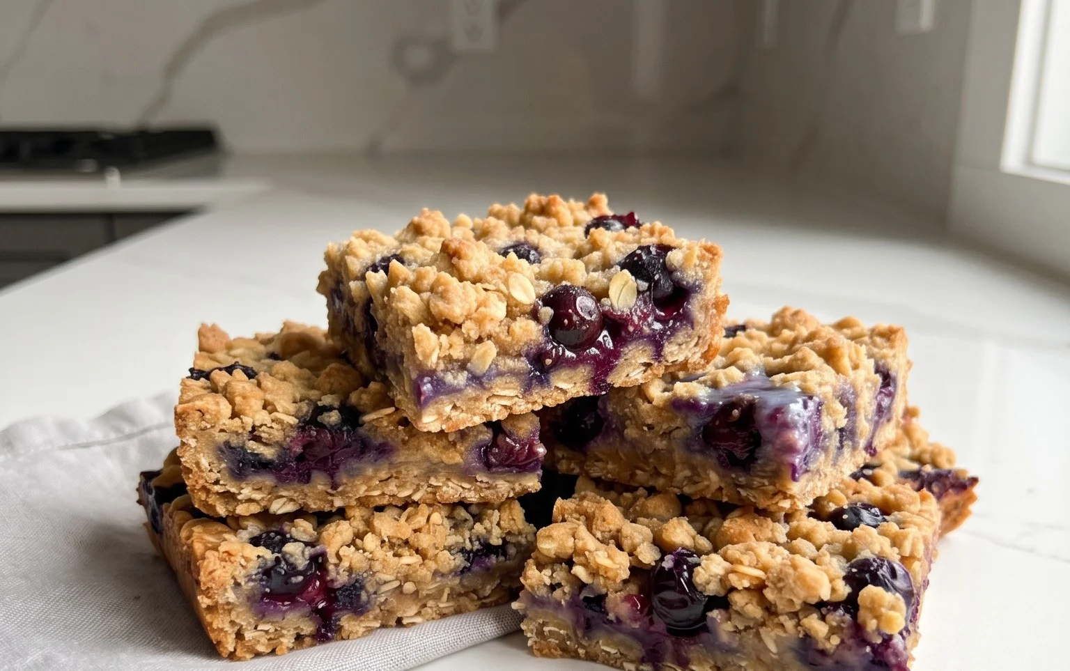 Blueberry Oatmeal Bars