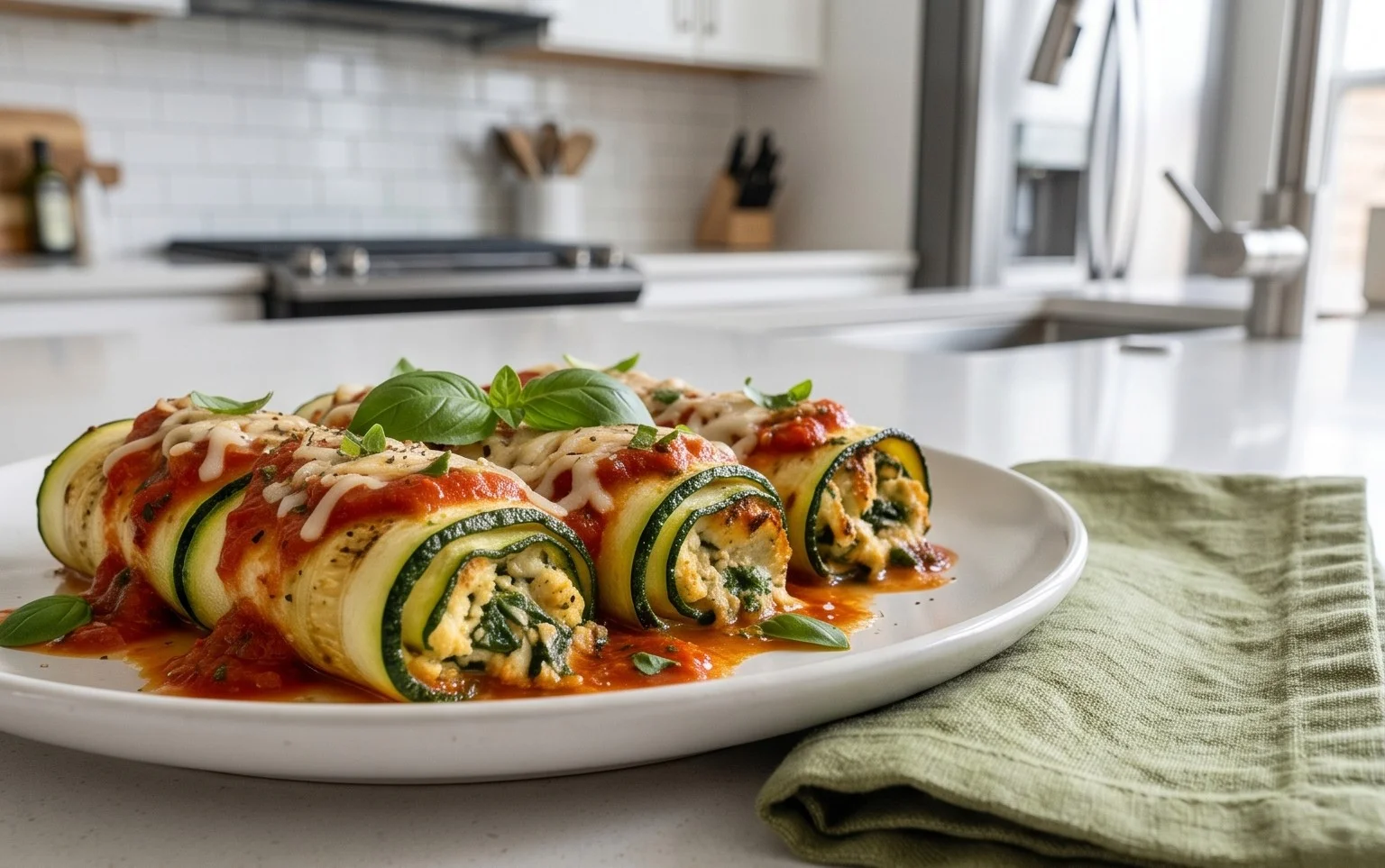 Vegan Zucchini Rollatini