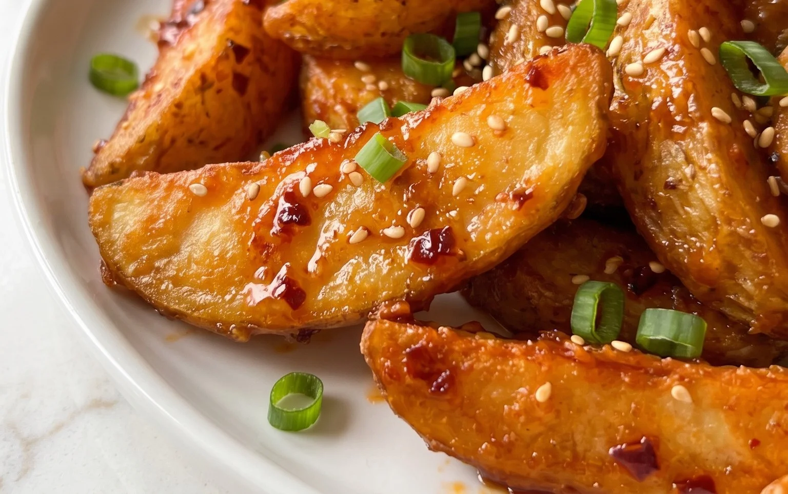 Crispy Honey Chilli Potatoes