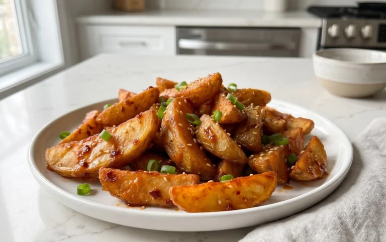 Crispy Honey Chilli Potatoes