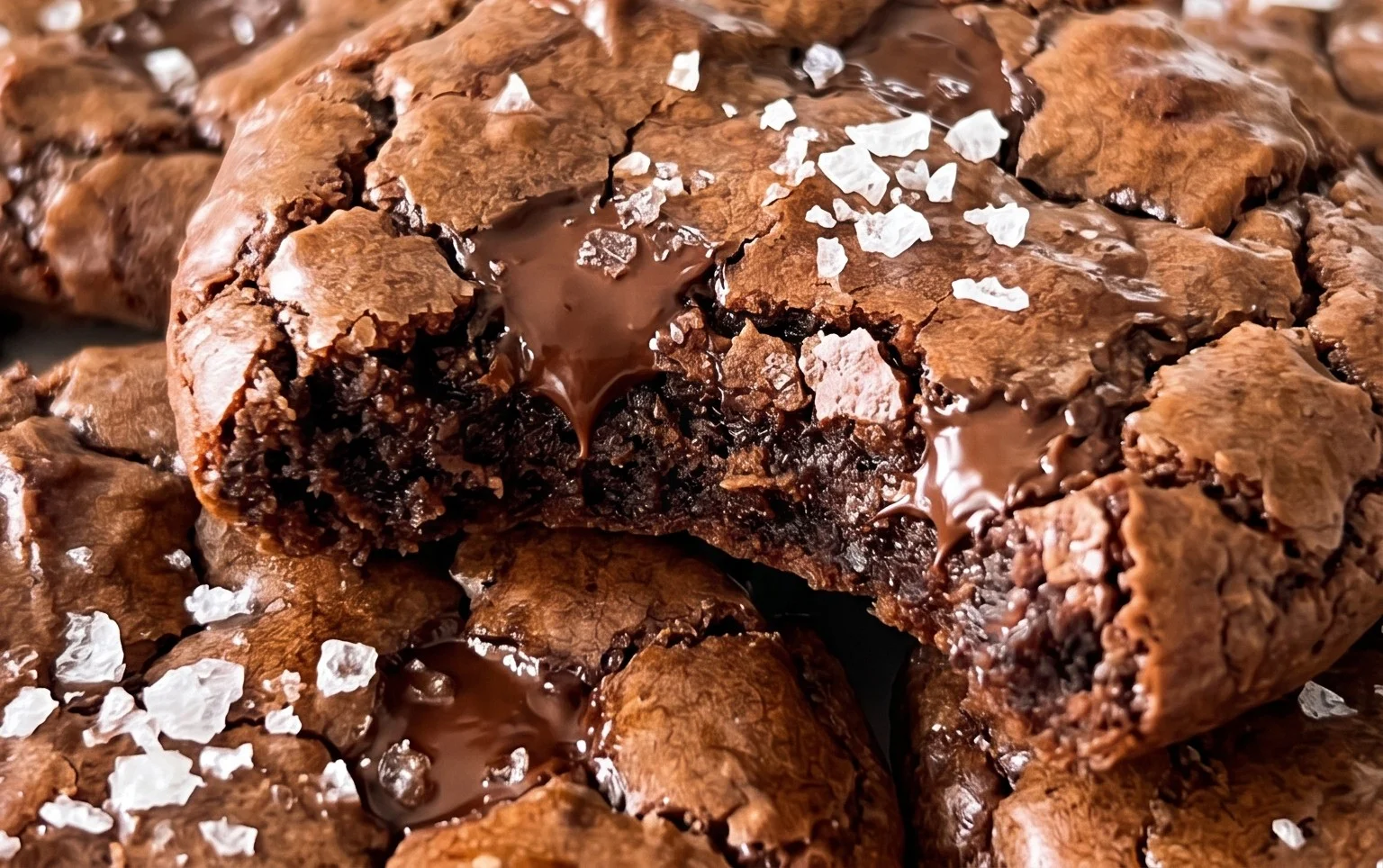 Salted Brownie Cookies