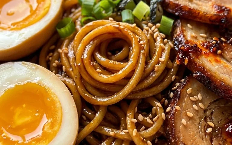 Easy Saucy Ramen Noodles