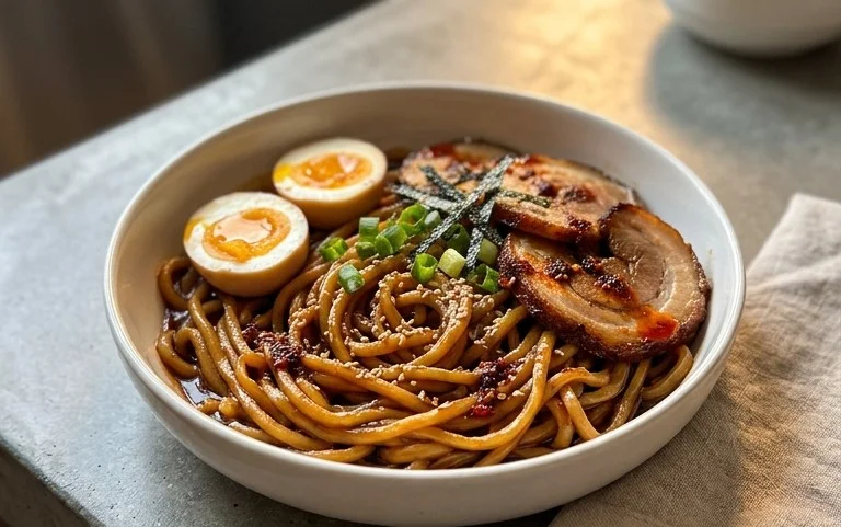 Easy Saucy Ramen Noodles