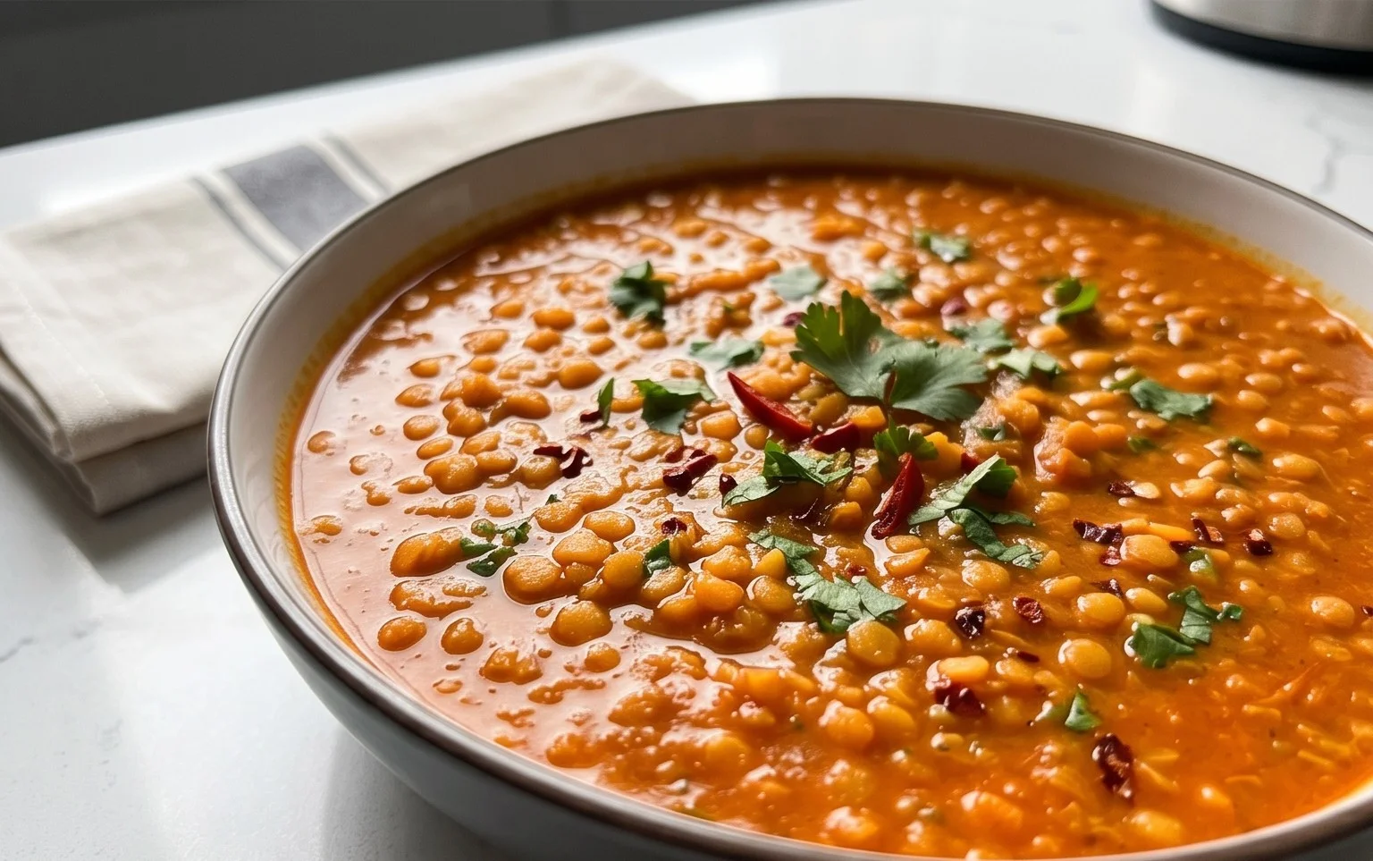 Spicy Red Lentil Curry