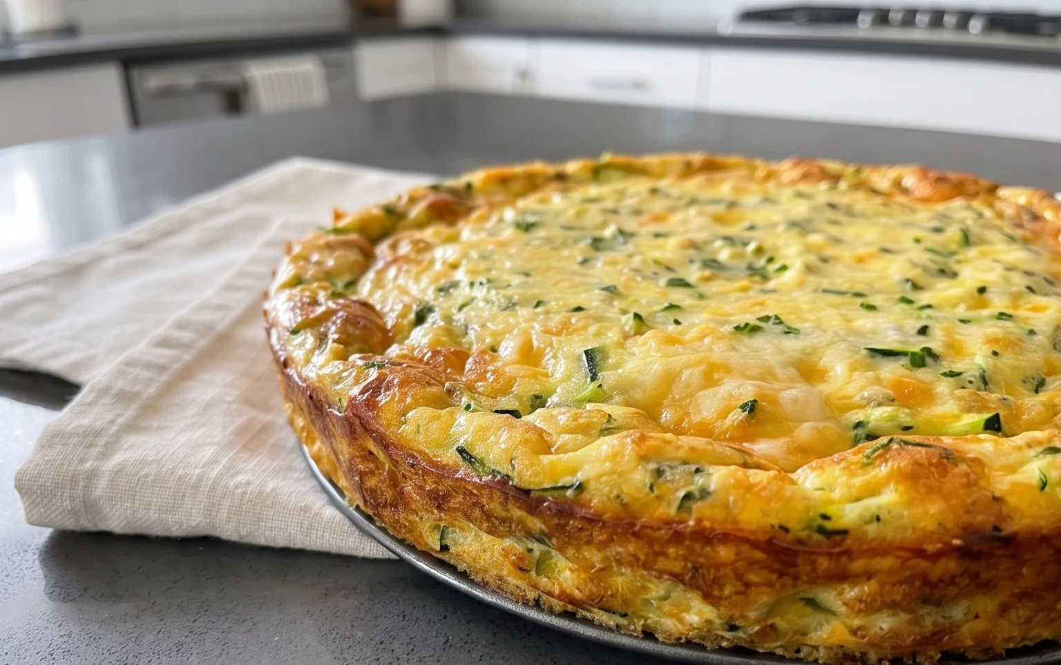 Crustless Zucchini Quiche Recipe