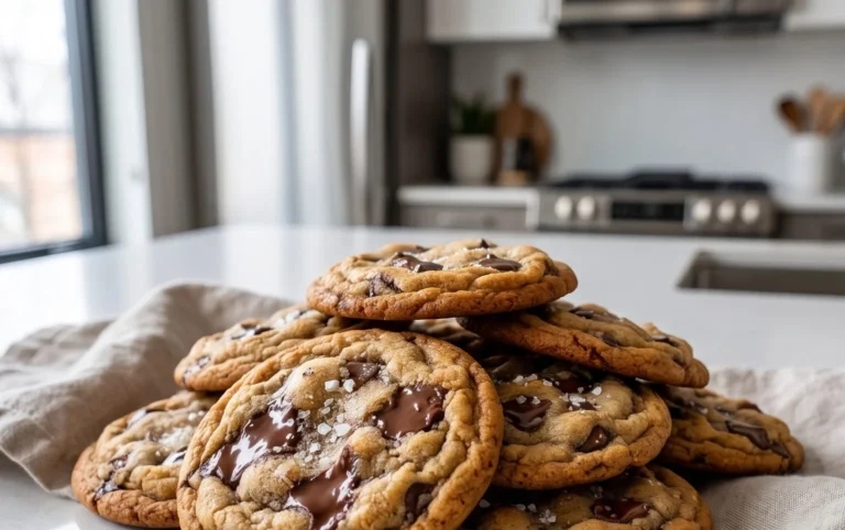 Crispy and Chewy Chocolate Chip Cookies