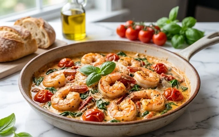 Tuscan Shrimp (One-Pan, 30-Minute Dinner)