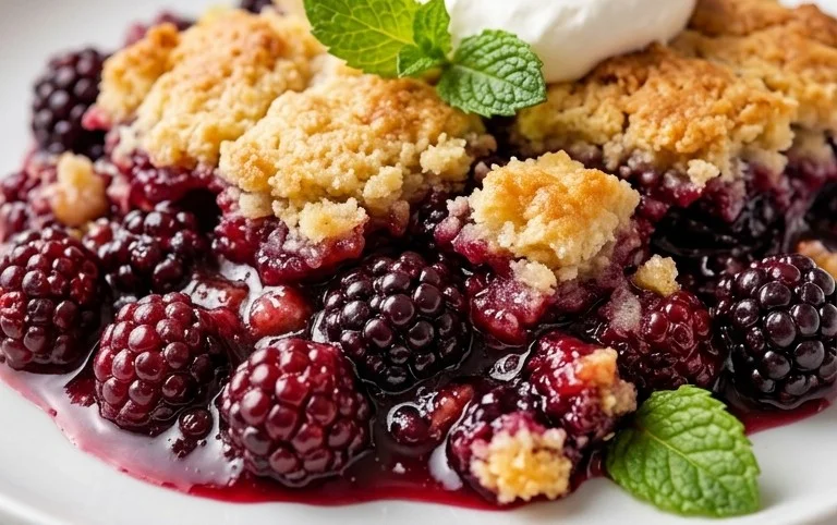The Pioneer Women's Blackberry Cobbler