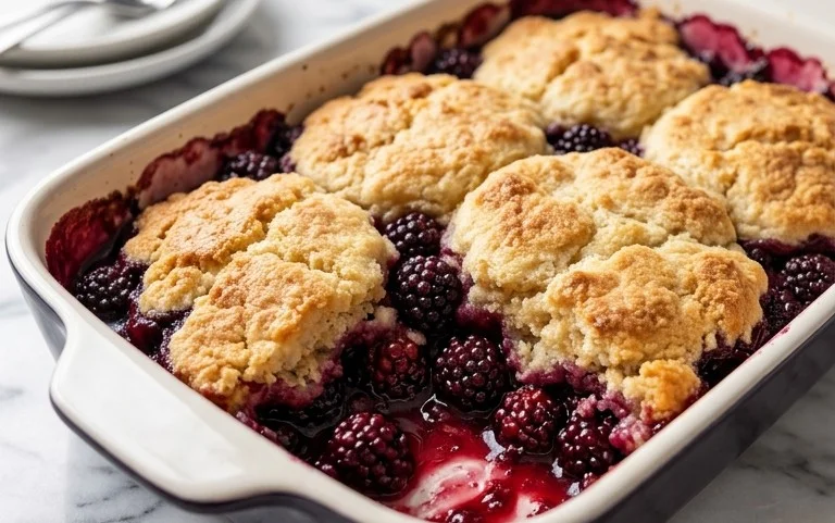 The Pioneer Women's Blackberry Cobbler