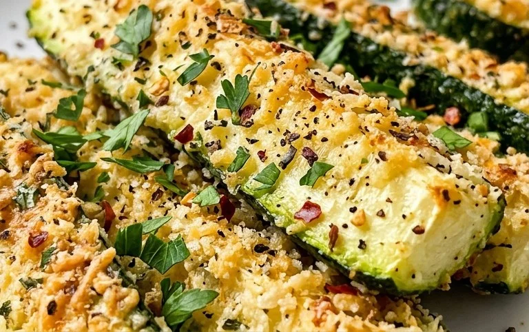 Baked Parmesan Zucchini