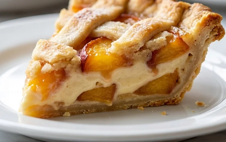 Peaches and Cream Pie