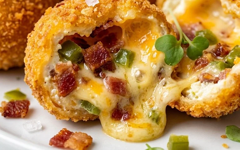Beef Bacon Jalapeño Popper Cheese Balls