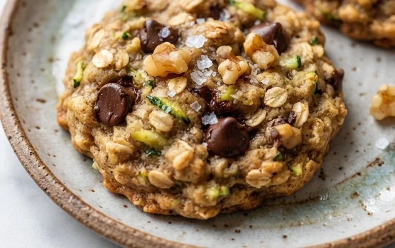 Healthy Zucchini Oatmeal Cookies