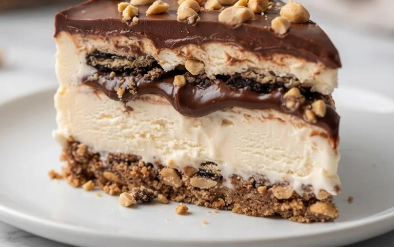 Buster Bar Ice Cream Cake