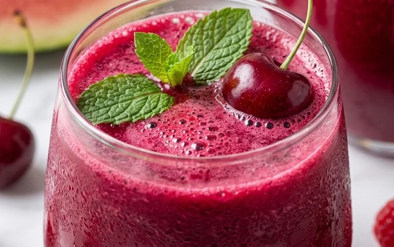 Watermelon Cherry Berry Beet Juice