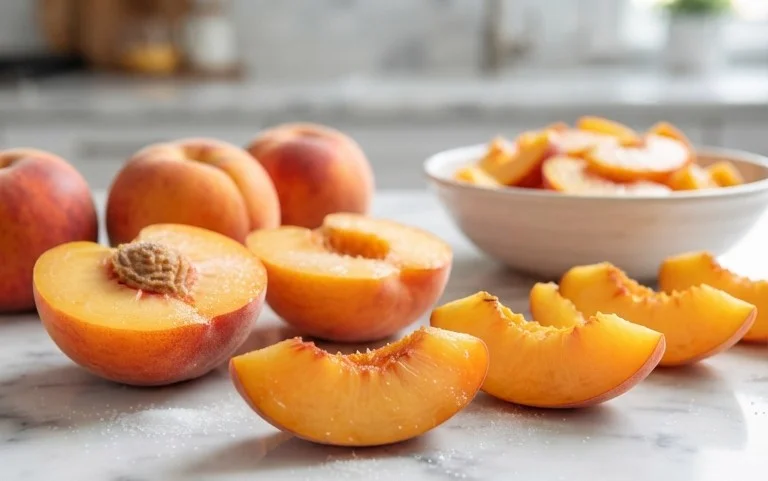 Freezing Peaches, How to Easily Freeze Peaches