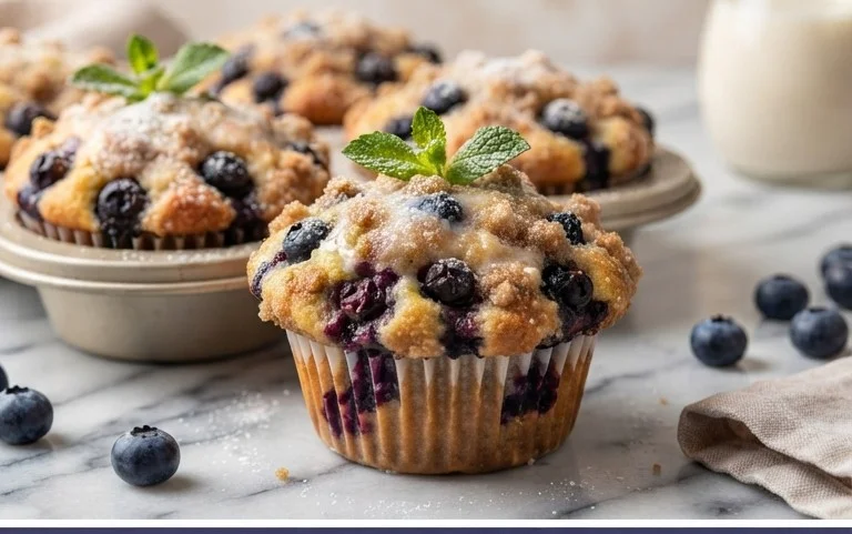 Homemade Blueberry Muffins