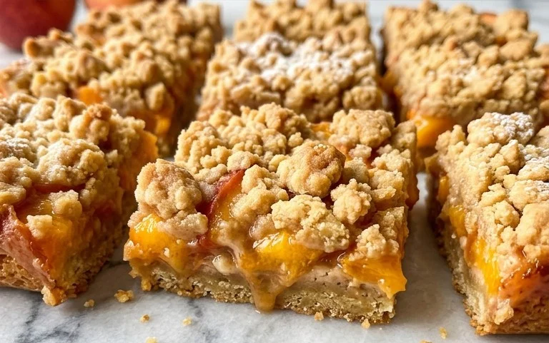 Fresh Peach Crum extractb Bars