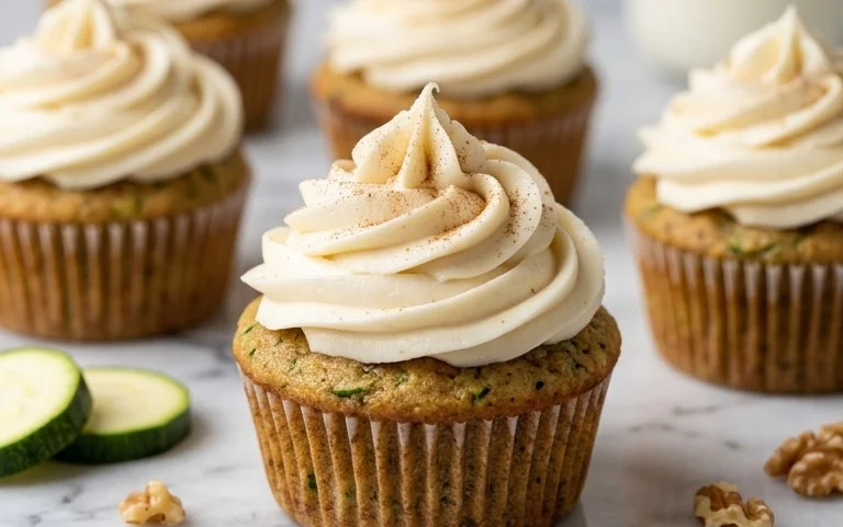 Zucchini Cupcakes with Cream Cheese Frosting