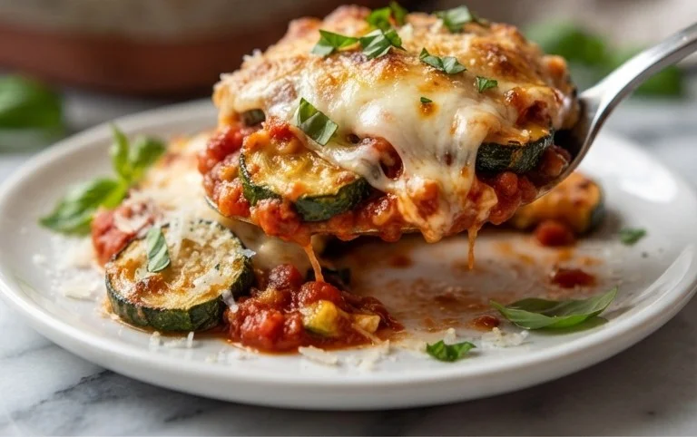 Three Cheese Zucchini Parmesan
