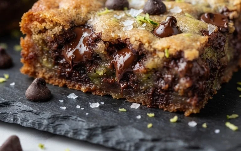 Chocolate Chip Zucchini Cookie Bars