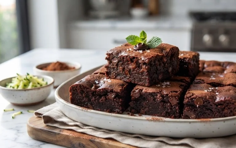 Secretly Healthy Zucchini Brownies