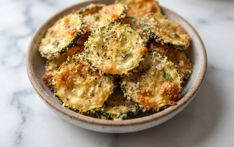 Crispy Baked Zucchini Chips