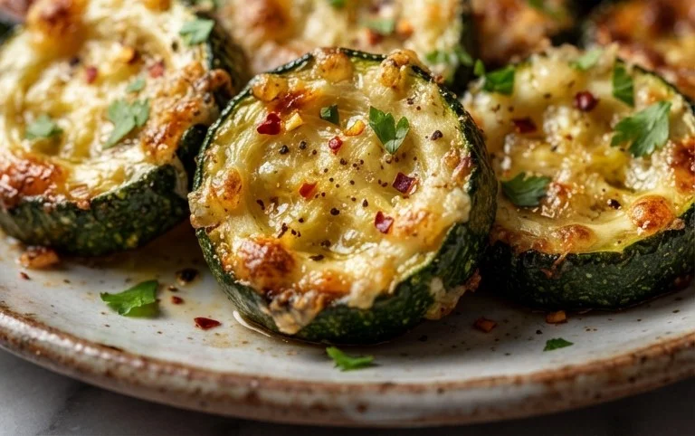 Oven Roasted Parmesan Zucchini 