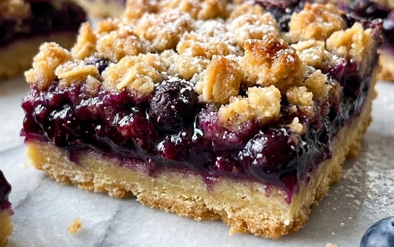 Easy Blueberry Pie Bars