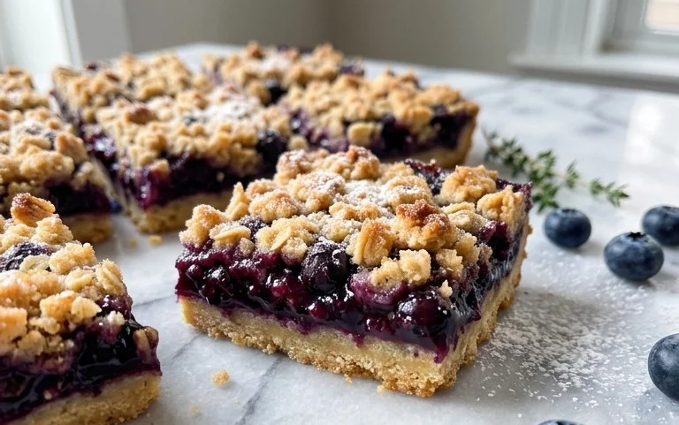Easy Blueberry Pie Bars