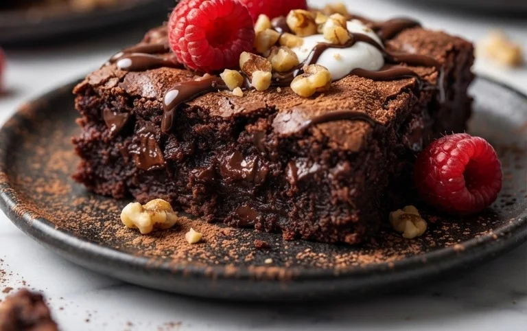 Flourless Chickpea Brownies (Vegan & Gluten Free)