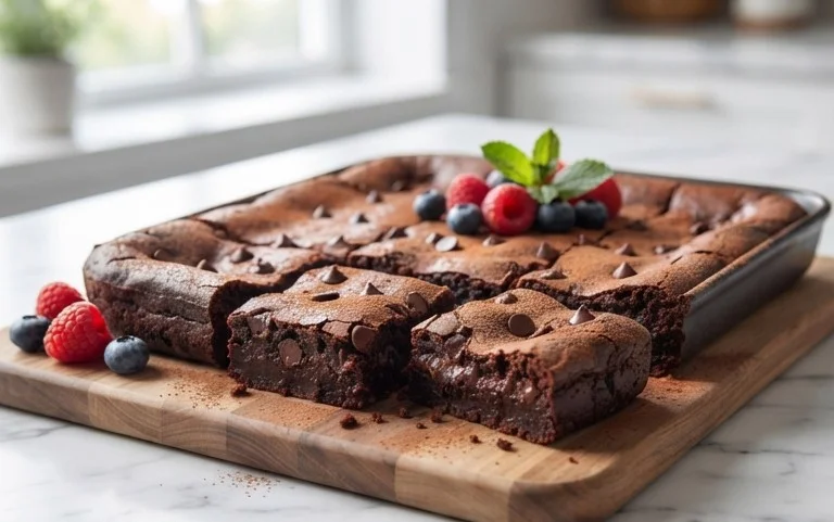 Flourless Chickpea Brownies (Vegan & Gluten Free)